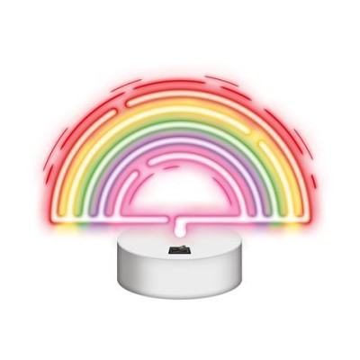 LAMPARA SOBREMESA DECORATIVA NEON LED RAINBOW