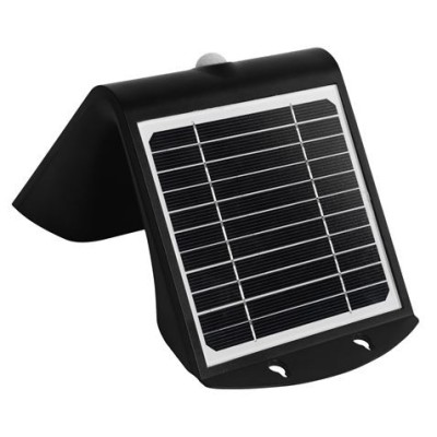 APLIQUE LED SOLAR 4W 500LM DOBLE ILUMINACIÓN NEGRO ELBAT