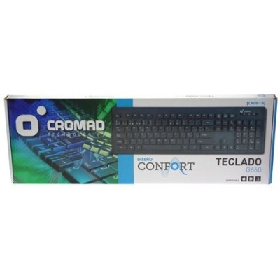 TECLADO CONFORT G660 GRIS CROMAD