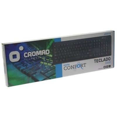 TECLADO CONFORT G660 GRIS CROMAD