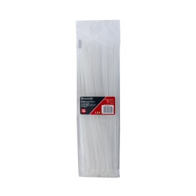 PACK 100 BRIDAS NYLON 300X3.6MM COLOR BLANCO