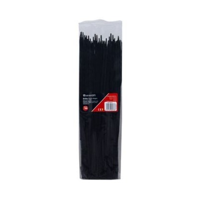 PACK 100 BRIDAS NYLON 300X3.6MM COLOR NEGRO