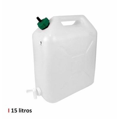 BIDON DE AGUA CON GRIFO 15 LITROS EXTRA FUERTE EDA