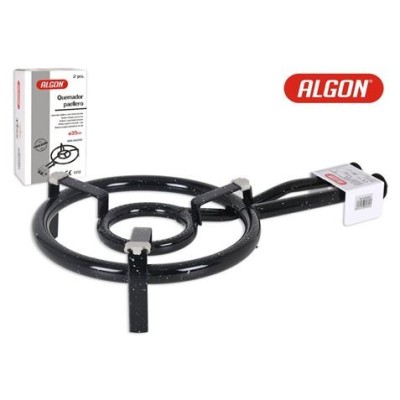 QUEMADOR DE ACERO 50CM PARA PAELLERO GAS ALGON