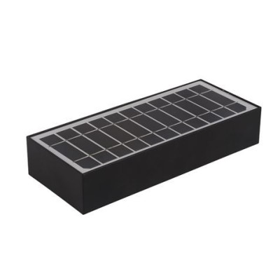 APLIQUE LED SOLAR MODERN 6W 800LM NEGRO ELBAT