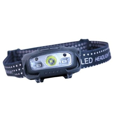 LINTERNA LED DE CABEZA FRONTAL LED 220LM | DETECCIÓN MANOS ELBAT