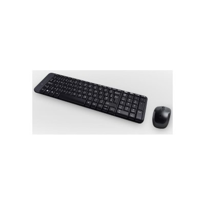 TECLADO+RATON LOGITECH MK220 WIRELESS NEGRO