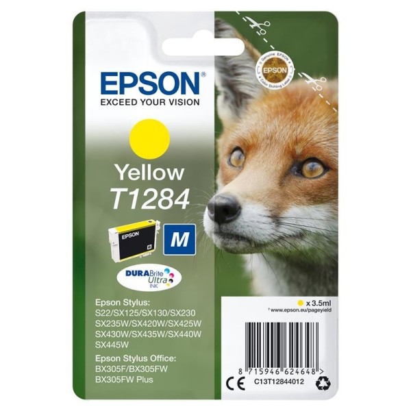 TINTA EPSON C13T12844012 YELLOW T1284