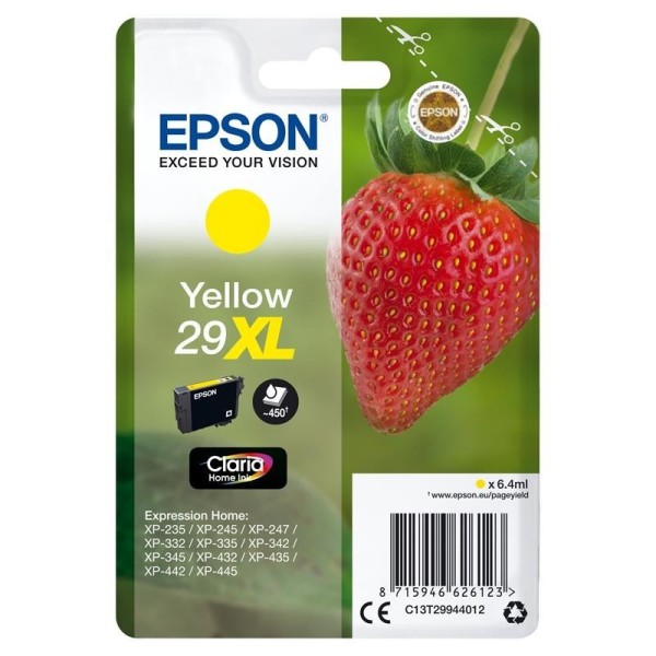 TINTA EPSON C13T29944012 YELLOW 29XL