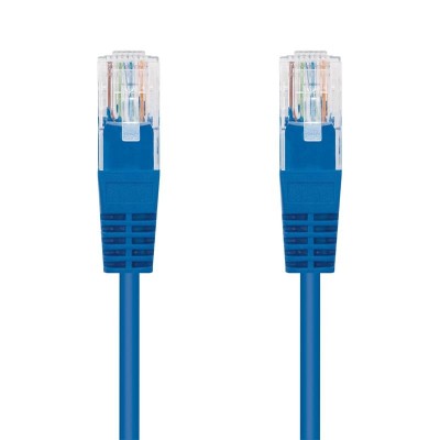 CABLE DE RED CAT.6 UTP 0.5M NANOCABLE BLUE