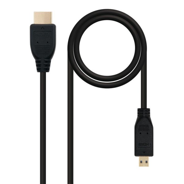 CABLE HDMI-MICRO HDMI V1.4 AM/DM NANOCABLE 0.8M