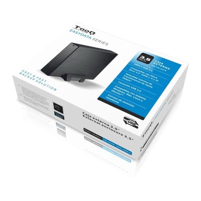 CAJA EXTERNA TOOQ HDD 3.5 USB 3.0 BLACK