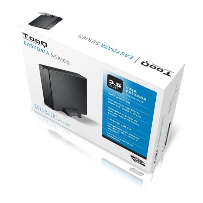 CAJA EXTERNA TOOQ HDD 3.5 USB 3.0 BLACK