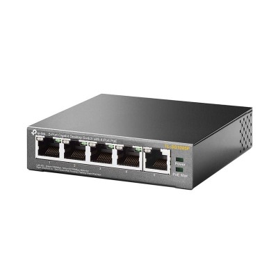 SWITCH TP-LINK GIGABIT 5 PUERTOS 4 POE TL-SG1005P