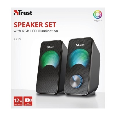 ALTAVOCES TRUST ARYS RGB 2.0 BLACK