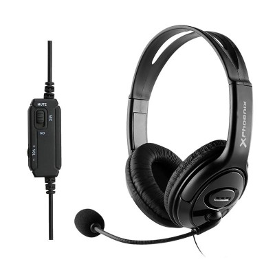 AURICULARES + MICROFONO PHOENIX BLACK JACK