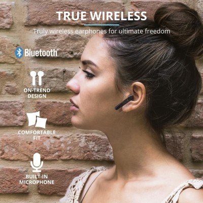 AURICULARES TRUST PRIMO TOUCH EARPHONES BLUETOOTH WIRELESS BLACK