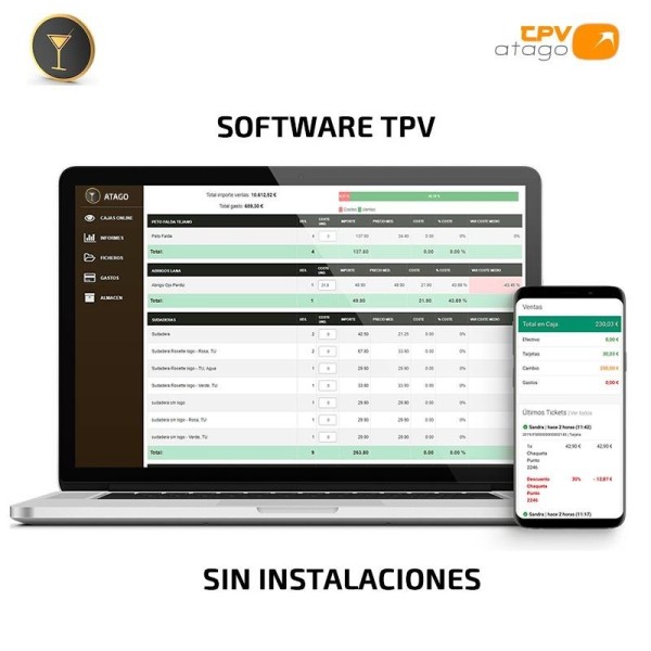 LICENCIA AVPOS TPV BAR-RESTAURANTE ONLINE ( ANUAL )