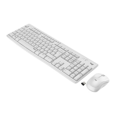 TECLADO + RATON LOGITECH MK295 WIRELESS WHITE