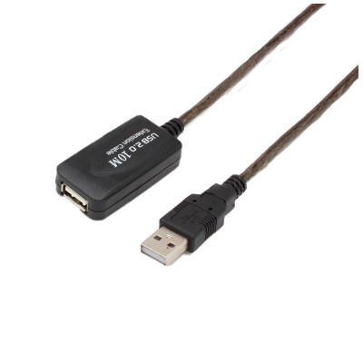 CABLE EXTENSOR USB AMPLIFICADO 2.0 TIPO AM-AH 10M