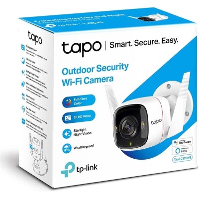 CAMARA IP TP-LINK TAPO C320 WIRELESS FULL HD 2K 4MP EXTERIOR IP66