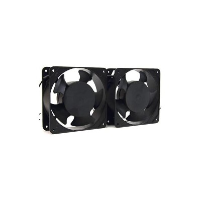 VENTILADOR DOBLE 12 CM POWERGREEN ARMARIO RACK