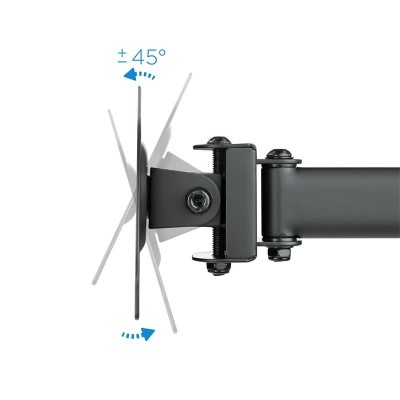 SOPORTE DE MESA TV/MONITOR TOOQ 13-27 8KG 2 BRAZOS PARA 3 PANTALLAS