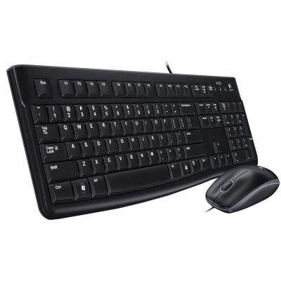 TECLADO+RATON LOGITECH MK120 NEGRO