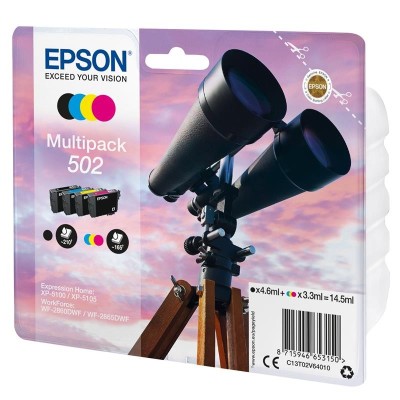 TINTA EPSON C13T02V64010 T02V6 MULTIPACK 502