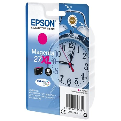 TINTA EPSON C13T27134012 T2713 MAGENTA 27XL DURABRITE ULTRA