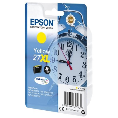 TINTA EPSON C13T27144012 YELLOW T2714 27XL DURABRITE ULTRA