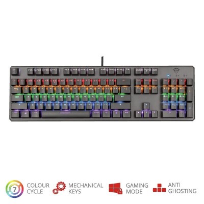 TECLADO TRUST GAMING GXT 865 MECANICO USB RGB