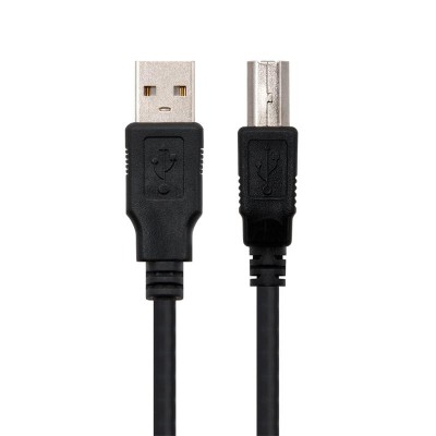 CABLE USB 3M IMPRESORA A/M-B/M NANOCABLE BLACK