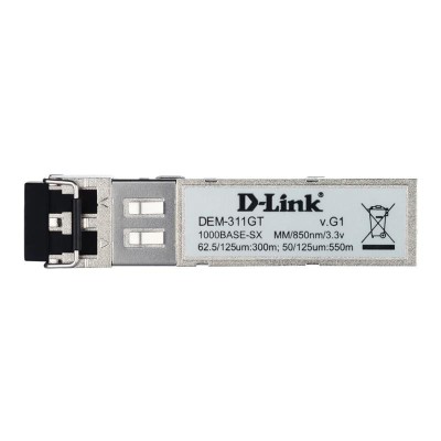 TRANSCEPTOR D-LINK DEM-311GT MULTIMODO 10-GIGABYTE 10GBASE-SR SFP+