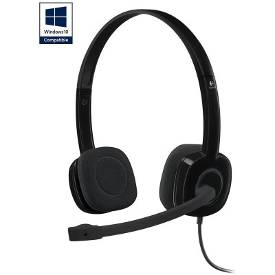 AURICULARES + MICROFONO LOGITECH H151 BLACK