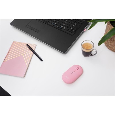 RATON TRUST PUCK RECARGABLE WIRELESS BLUETOOH PINK