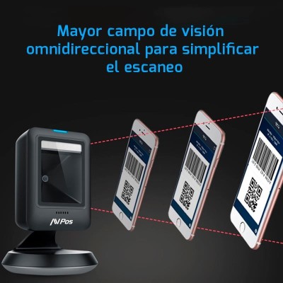 LECTOR AVPOS CODIGOS AVPOS 630 SOBREMESA USB 1D +2D + QR