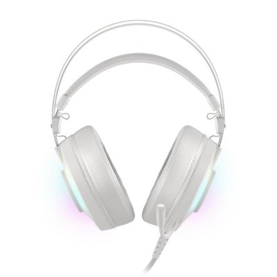 AURICULARES + MICROFONO GENESIS NEON 600 GAMING USB WHITE RGB