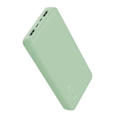 POWERBANK TRUST PRIMO 20000MAH USB + USB-C 2A GREEN