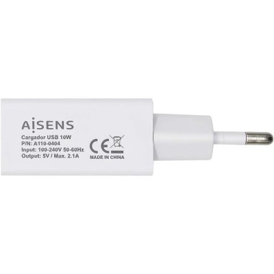 CARGADOR SMARTPHONE AISENS USB 5V-2A WHITE