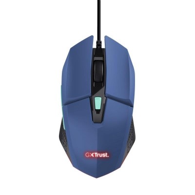 RATON TRUST GAMING GXT 109B FELOX RGB USB 6400DPI 6 BOTONES BLUE