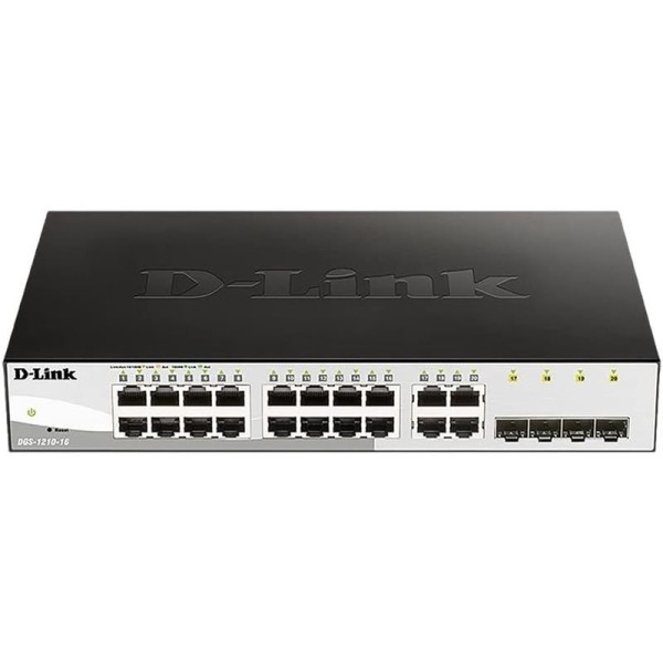 SWITCH D-LINK GIGABIT 16 PUERTOS DGS-1210-16/E