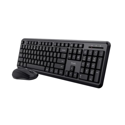 TECLADO + RATON TRUST TKM-360 WIRELESS SILENT BLACK