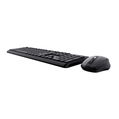 TECLADO + RATON TRUST TKM-360 WIRELESS SILENT BLACK