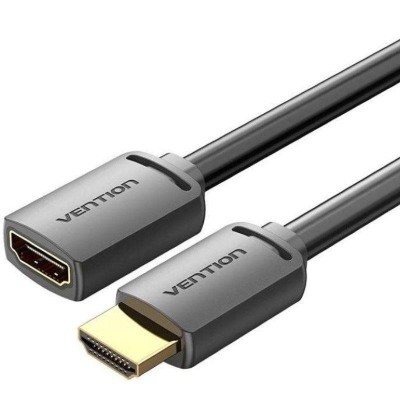 CABLE HDMI 4K ALARGADOR VENTION AM/AH 1M BLACK