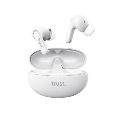 AURICULARES TRUST YAVI EARBUDS ENC BLUETOOTH WIRELESS WHITE