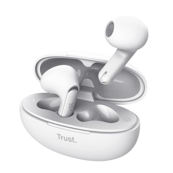 AURICULARES TRUST YAVI EARPHONES ENC BLUETOOTH WIRELESS WHITE