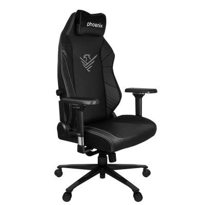 SILLA GAMING PHOENIX CUERO MONARCH TALLA R BLACK