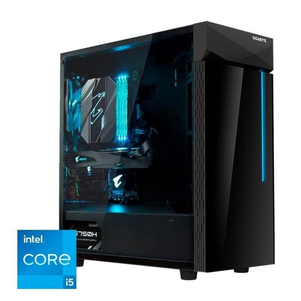 ORDENADOR GAMING GIGABYTE CRISTAL RGB I5 12400/16G/SSD1TB/REF.LIQ/900W/W11P