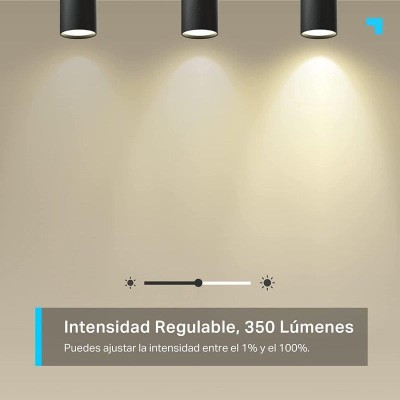 BOMBILLA INTELIGENTE GU10 TP-LINK LED MULTICOLOR 6500K BLANCO AJUSTA WIFI